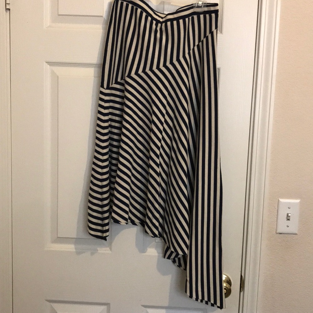 Anthropologie asymmetrical skirt